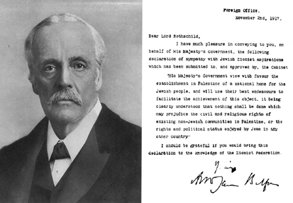 La Declaración Balfour